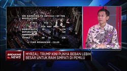 Ekonom: Meski Dimakzulkan, Trump Masih Sulit Dilengserkan