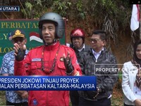 Begini Gaya Jokowi Tinjau Perbatasan Kalimantan Utara