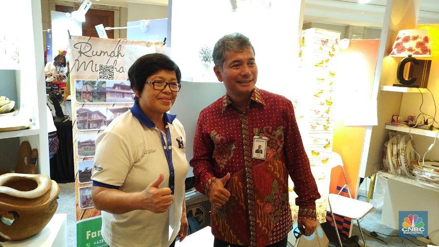 PT Bank Rakyat Indonesia Tbk (BBRI) menargetkan transaksi pada hari pertama pameran 