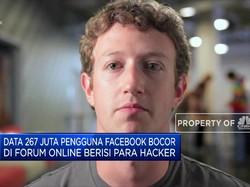 Data 267 Juta Pengguna Facebook Bocor