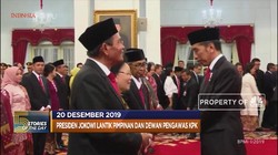 Jokowi Lantik Pimpinan dan Dewas KPK hingga Ekonomi China