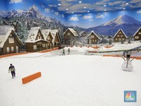 Main Salju di Trans Snow Bintaro, Serasa di Gunung Fuji!