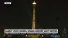 VIDEO: Sambut Libur Panjang, Monas Hadirkan Video Mapping