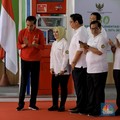 Intip Gaya Jokowi & Ahok Saat Resmikan B30 di SPBU Pertamina