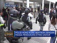 Pengunjuk Rasa Hong Kong Turut Seret Isu Uighur