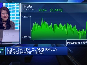 Santa Claus Rally Menghampiri, IHSG Menguat ke Level 6.305