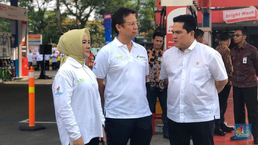 Menteri Badan Usaha Milik Negara (BUMN) Erick Thohir hadir dalam rapat kerja seluruh Kepala Perwakilan Republik Indonesia (Keppri).