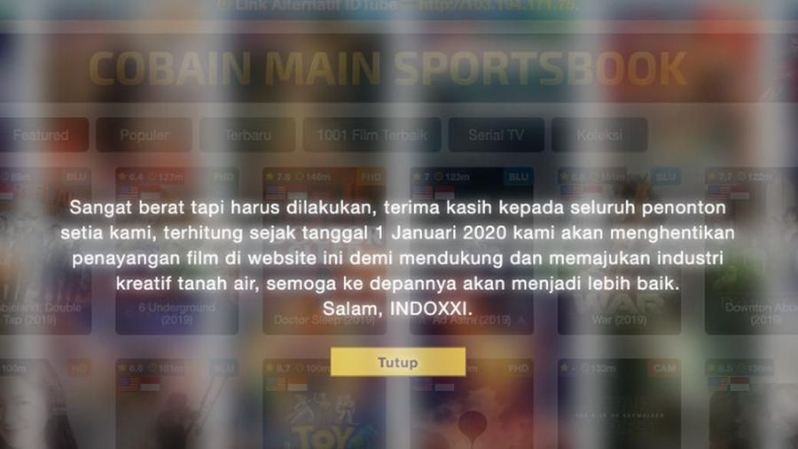 Kenapa IndoXXI Ditutup?