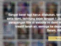IndoXXI Resmi Tutup Malam Ini Pukul 00.00 WIB