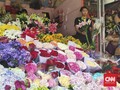 Penjual Bunga Kebanjiran Pesanan Jelang Malam Natal