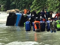 25 Orang Tewas! Ini Kronologi Bus Masuk Jurang di Sumsel