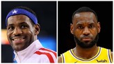 LeBron James saat tampil di NBA All Star 2010 dikolasekan foto saat Los Angeles Lakers melawan Atlanta Hawks bulan ini. (Getty Images/Jed Jacobsohn/Kevin C. Cox/AFP)