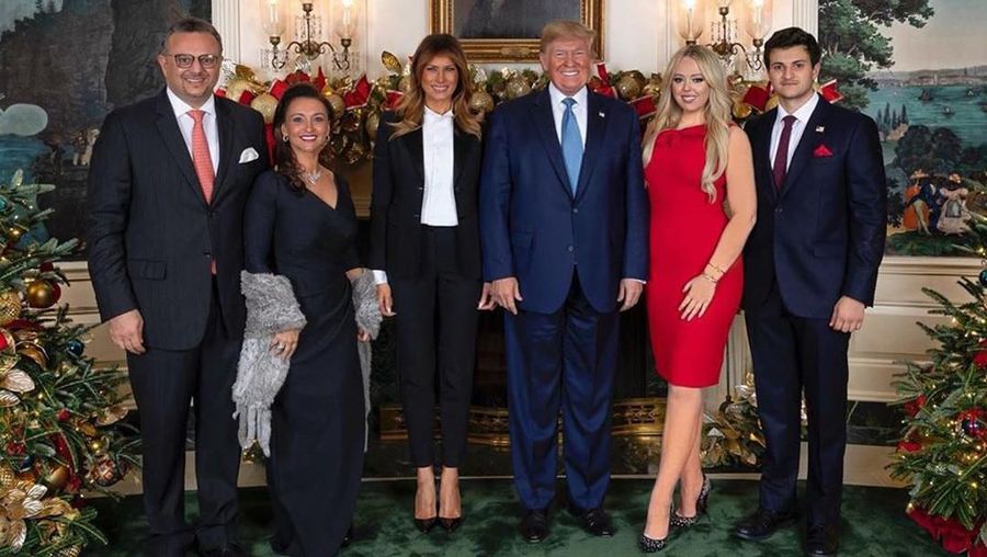 Suasana Natal Keluarga Trump (Screenshot Instagram @realdonaldtrump)