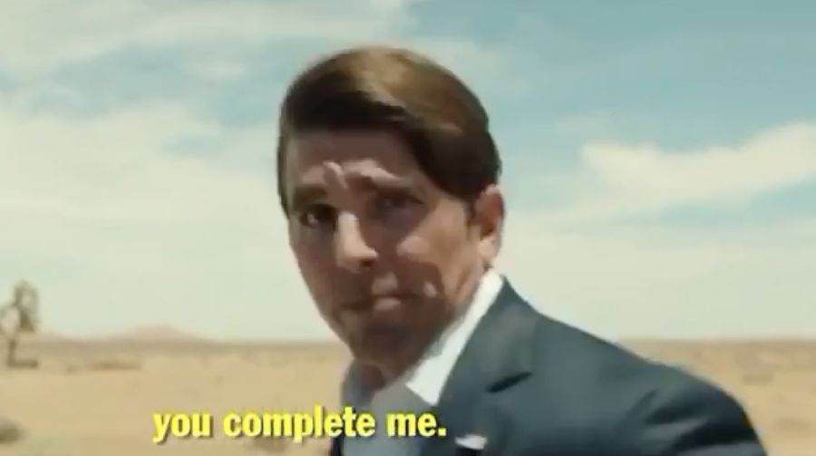 Dalam video tersebut Tom Cruise mengatakan ia akan mencalonkan diri sebagai presiden di 2020.
