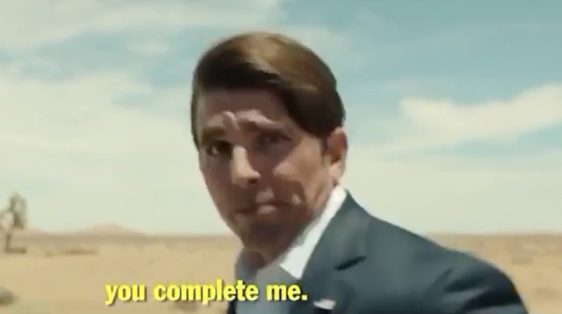 Dalam video tersebut Tom Cruise mengatakan ia akan mencalonkan diri sebagai presiden di 2020.