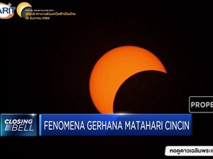 Penampakan Gerhana Matahari Cincin di Thailand dan Singapura