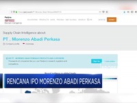 Siap IPO, Morenzo Abadi Perkasa Akan Lepas 35,06% Saham