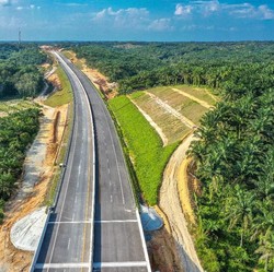 Bakal Diresmikan Jokowi, Ini Lima Fakta Tol Pekanbaru-Dumai