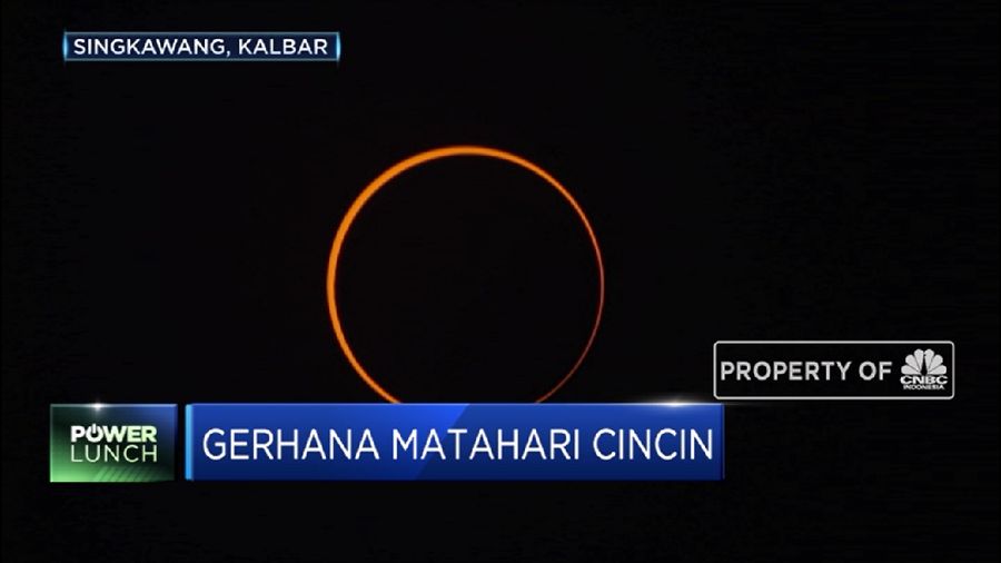 Ini Detik-Detik Fenomena Gerhana Matahari Cincin