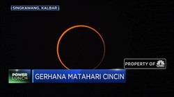 Ini Detik-Detik Fenomena Gerhana Matahari Cincin