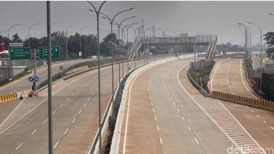 Tol Desari ruas Brigif-Sawangan/Foto: Lamhot Aritonang/detikcom