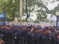 VIDEO: Pengamanan Kedubes China Jelang Demo FPI