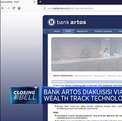 Resmi Diakuisisi, Saham Bank Artos Melesat 24,77%