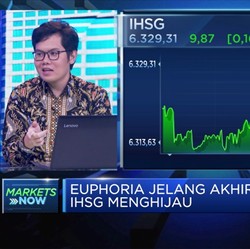 Euphoria Jelang Akhir Tahun, IHSG Lanjutkan Penguatan