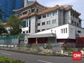 Kawat Berduri Terpasang di Kedubes China Jelang Demo Uighur