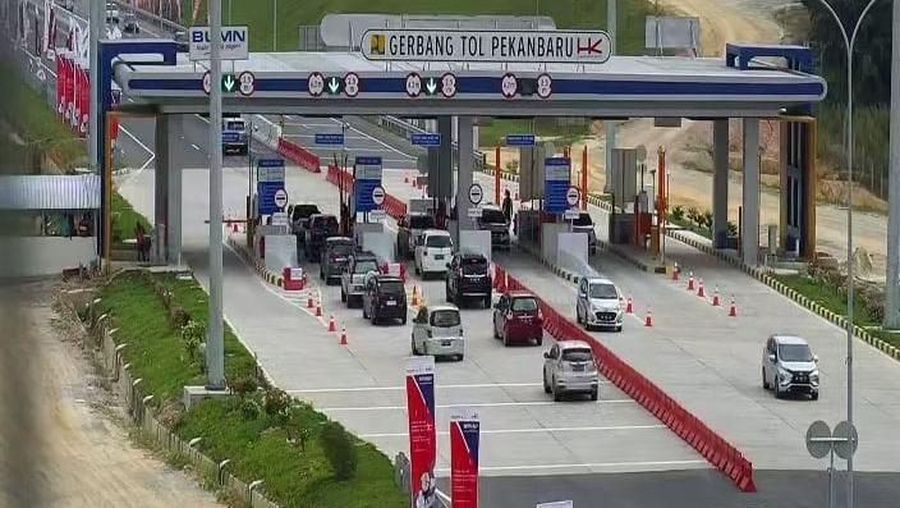 H+3 Natal, Volume Lalin di Tol Trans Sumatera Masih Meningkat