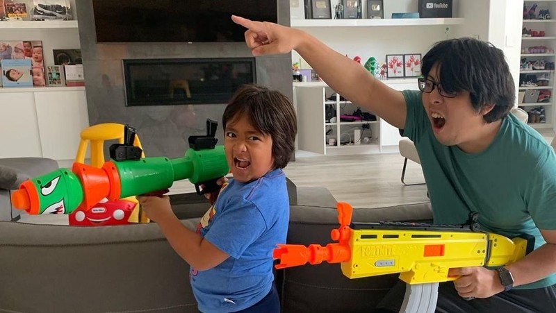Ryan Kaji, youtuber berusia 8 tahun yang dinobatkan menjadi youtuber dengan penghasilan tertinggi di dunia pada 2019.