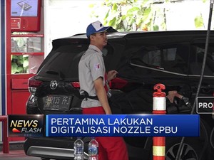 Pertamina Lakukan Digitalisasi Nozzle SPBU