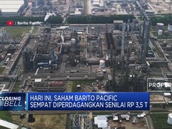 Hari Ini BRPT Sempat Diperdagangkan Senilai Rp 3,5 T