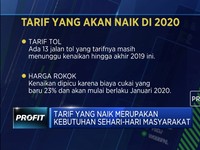 Bersiaplah! 2020 Sejumlah Tarif akan Naik