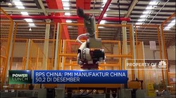 Josss. PMI Manufaktur China Kembali Tembus 50