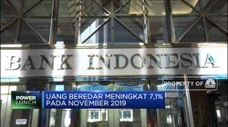 BI Catat Uang Beredar Meningkat 7,1% per November 2019