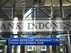 BI Catat Uang Beredar Meningkat 7,1% per November 2019