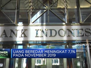 BI Catat Uang Beredar Meningkat 7,1% per November 2019