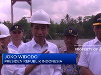 Presiden Jokowi Resmikan Bendungan Kamijoro