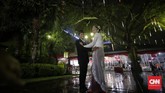 Pemprov DKI Jakarta menggelar nikah massal di Balai Kota Jakarta pada pengujung 2019. (CNN Indonesia/Adhi Wicaksono).