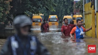 LAPAN Ungkap Gelombang Dingin dari Tibet soal Banjir Jakarta