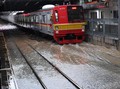 Banjir Jakarta, Perjalanan KA dan KRL Jakarta Alami Gangguan