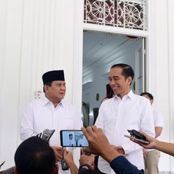 Ditemani Prabowo, Jokowi Tinjau Food Estate di Kalteng