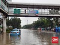 Banjir Buat Lalu Lintas Cawang Lumpuh