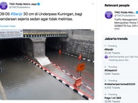 Hari Pertama Tahun Baru 2020, #Banjir Jadi Trending Topic