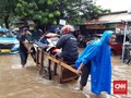 Air Belum Surut dari Landasan Pacu Halim, Perumahan Tergenang