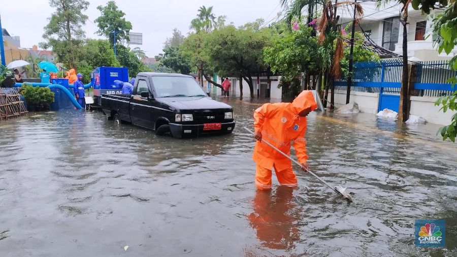 Berikut sejumlah jalan dan titik jalan tol yang ditutup akibat terkena banjir