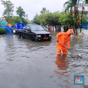 Begini Penampakan Banjir Dahsyat di Jakarta Hingga Bekasi