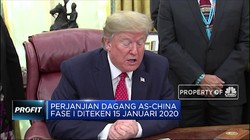 Mantap! Damai Dagang As-China Diteken 15 Januari 2020