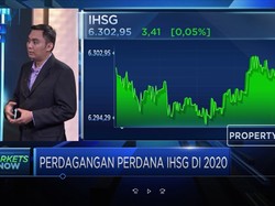 Perdagangan Perdana 2020,  IHSG Diproyeksi di Bawah 6.300